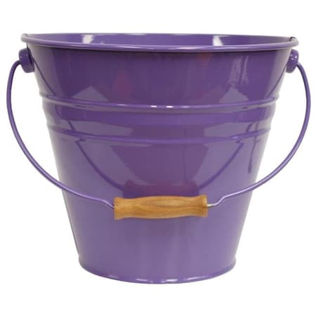 Houston International Trading Houston International Trading 5202E V 11.5 in. dia. x 10 in. Enameled Galvanized Fun Pail; Violet 5202E V